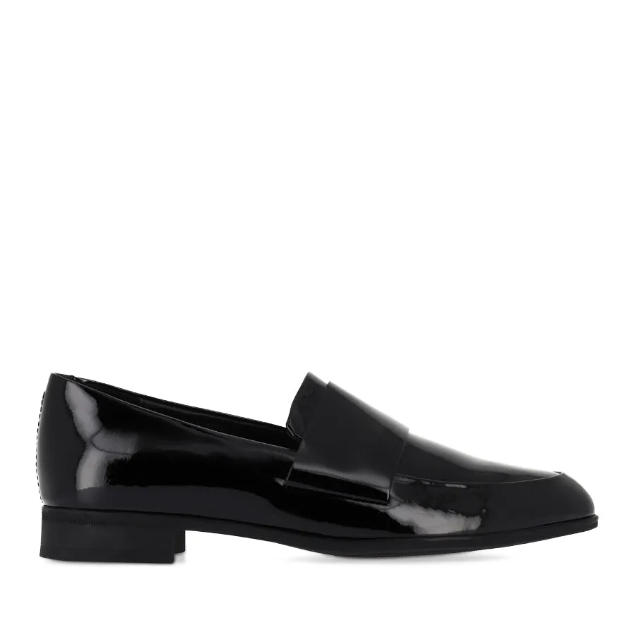 Low Maintenance Slip-On Shoes GABRIAN - BLACK PATENT LEATHER