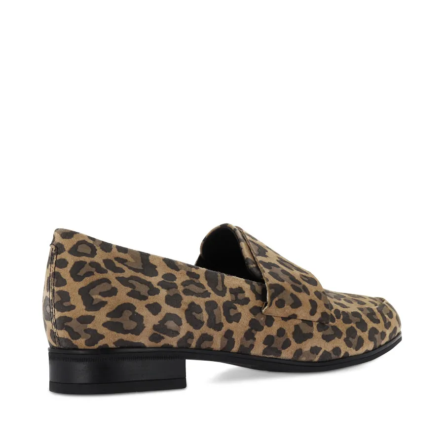 GABRIAN - CAMEL LEOPARD SUEDE Street Flow Pro Breathable Design