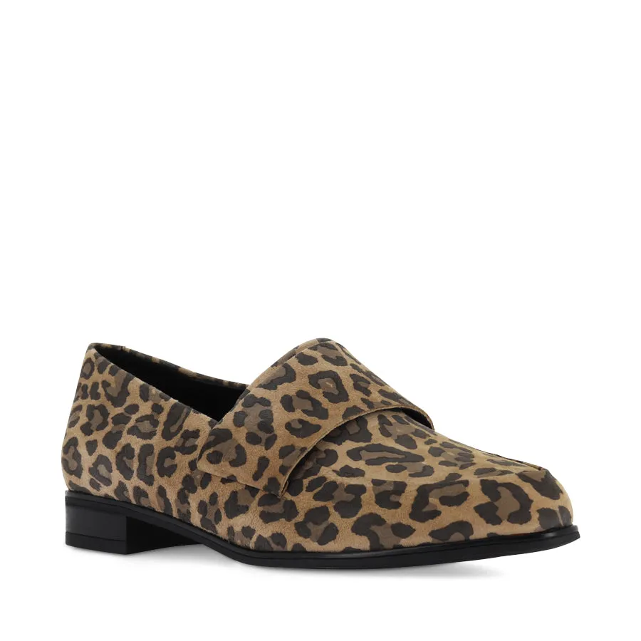 GABRIAN - CAMEL LEOPARD SUEDE Comfortable Casual Wear Sole Free