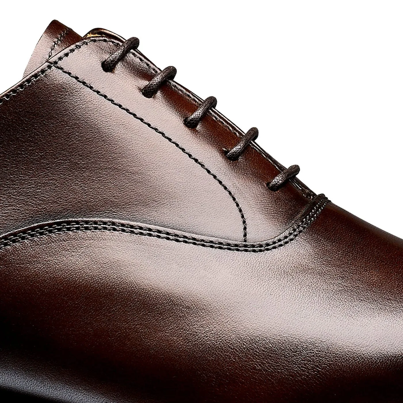 Connaught 2 Dark Brown Burnished Calf (City Sole) Rich Brown Oxfords