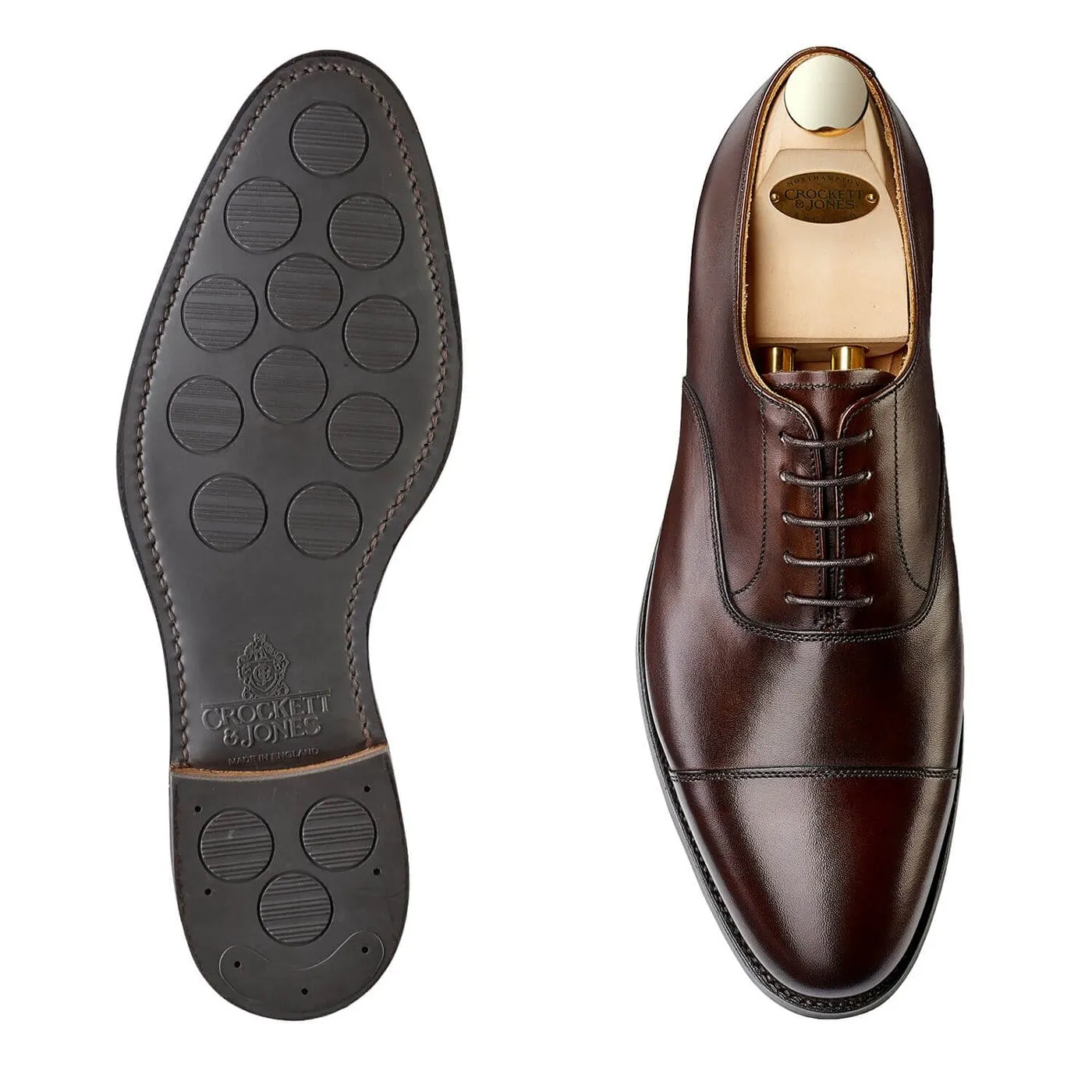 Connaught 2 Dark Brown Burnished Calf (City Sole) Sleek Comfort
