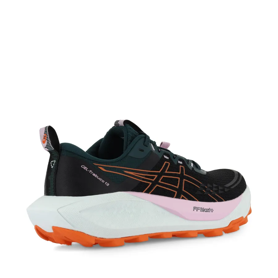 GEL-TRABUCO 13 (L) - BLACK/NOVA ORANGE Slim flair Snug Heel Lock Fit
