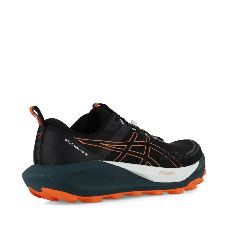 GEL-TRABUCO 13 (M) - BLACK/NOVA ORANGE Vegan Friendly Build