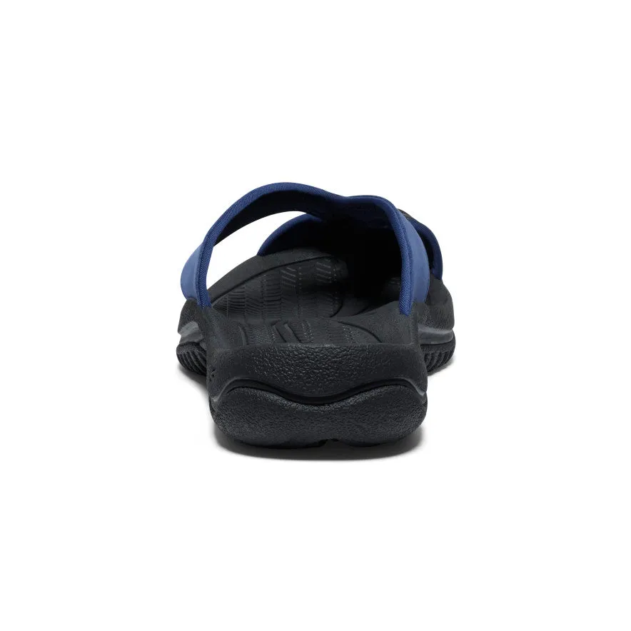 Protective Wear cross - trainers' versatility Men's Waimea Leather Flip-Flop  |  Naval Academy/Black