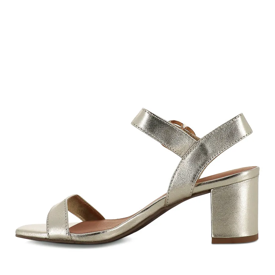 Style Meets Comfort Footwear GEONN - PALE GOLD LEATHER