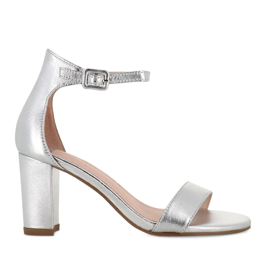 Casual Design GESSIE - SILVER METALLIC LEATHER