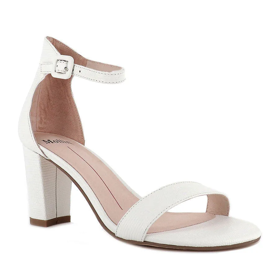 GESSIE - WHITE LIZARD Light Sole Lightweight Comfort