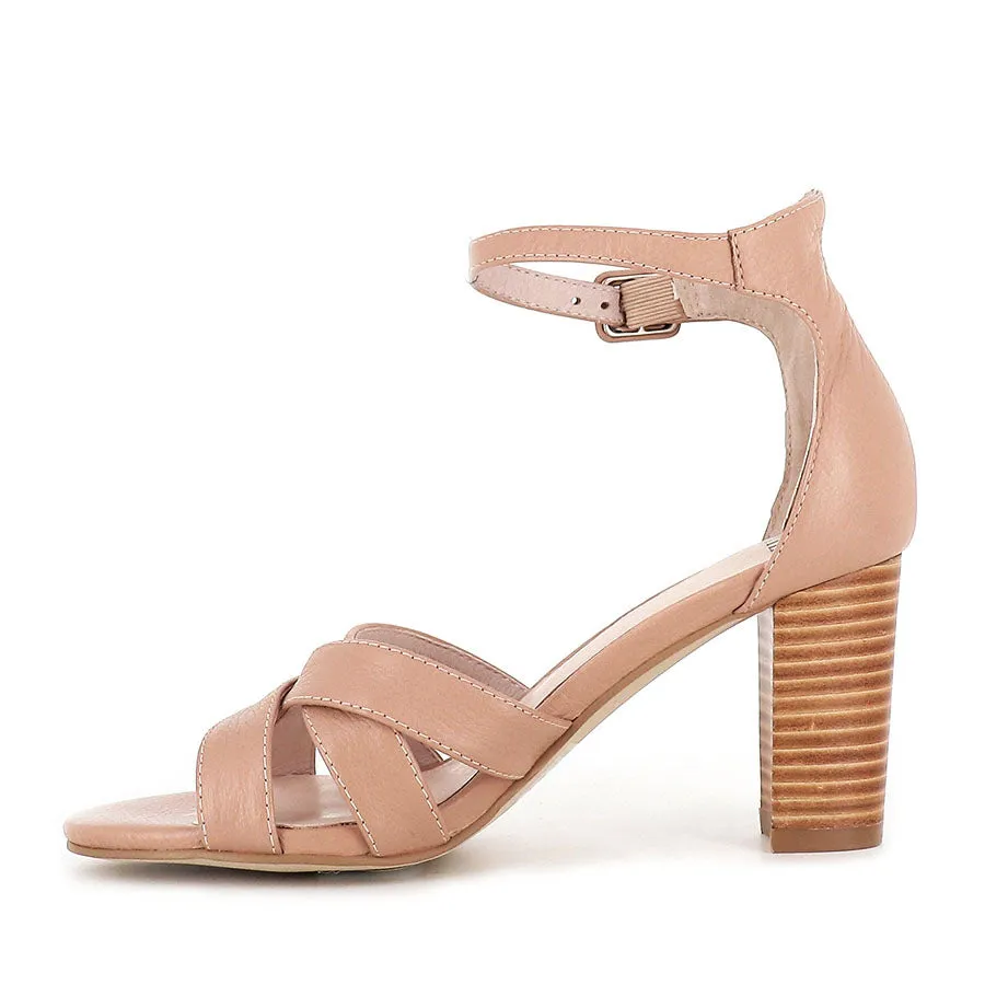 Pointed Toe rubber GEST - LATTE LEATHER