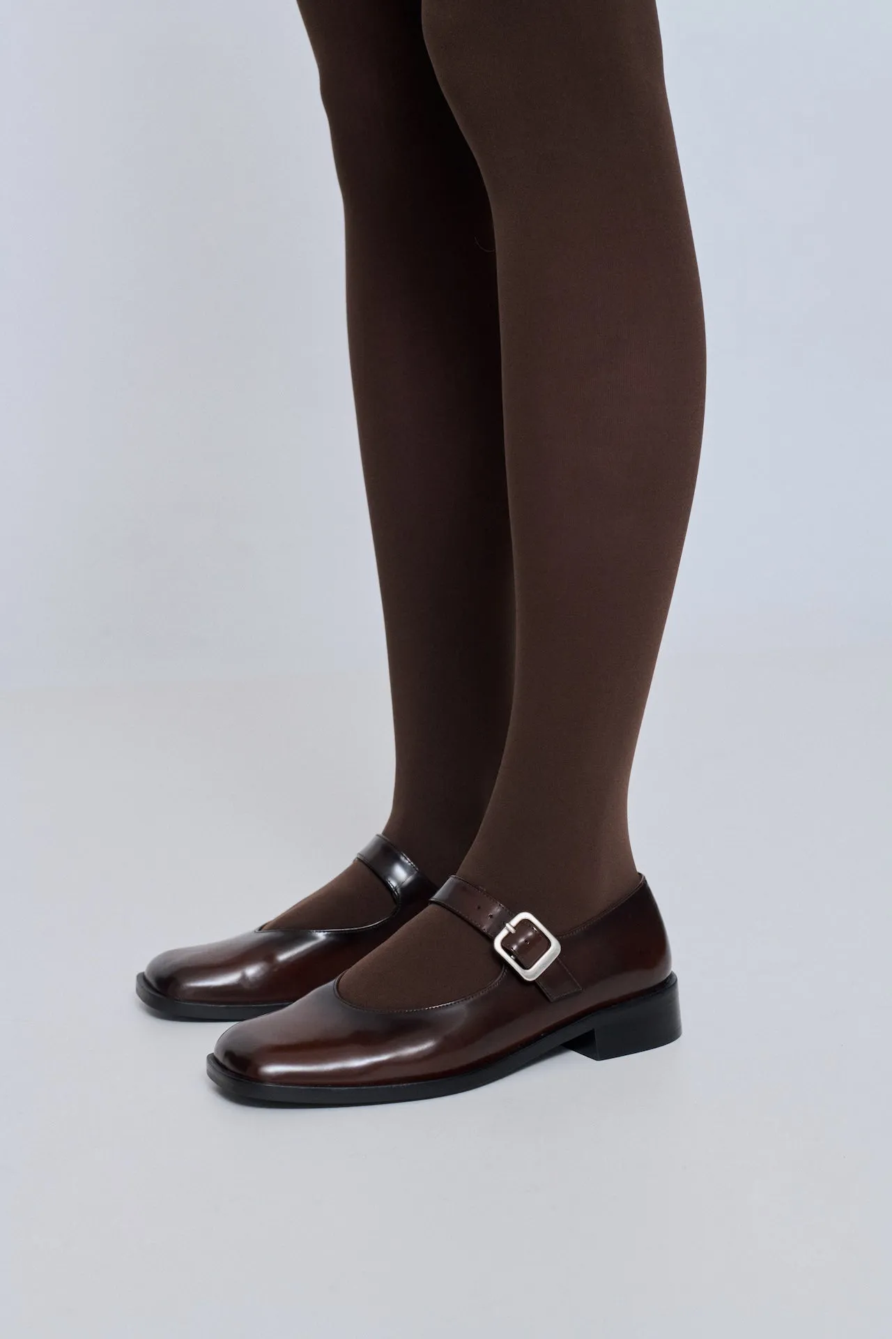 Strong Long   Lasting Gia Mary Janes in Caramel Leather