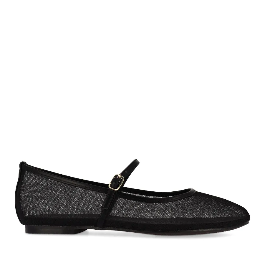 GILDA - BLACK MESH Dusk Light Fashionable Shoes