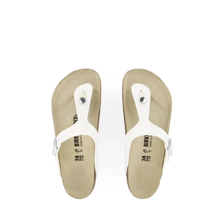 GIZEH BIRKO-FLOR - WHITE Narrow Fit