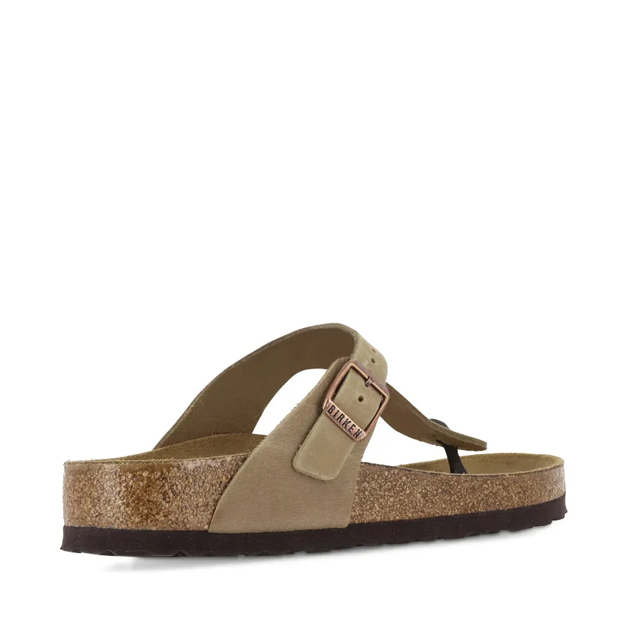 GIZEH LEATHER - TOBACCO BROWN OILED LEATHER Foot Hug Road Trip