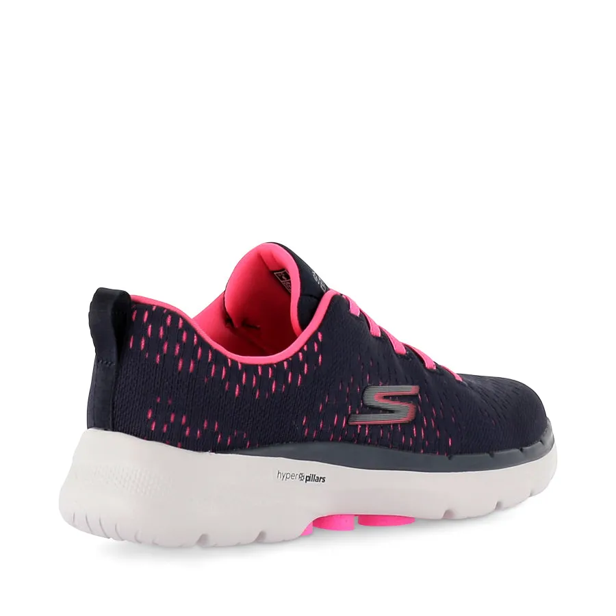 GO WALK 6 - ADORA - NAVY HOT PINK Urban breathability