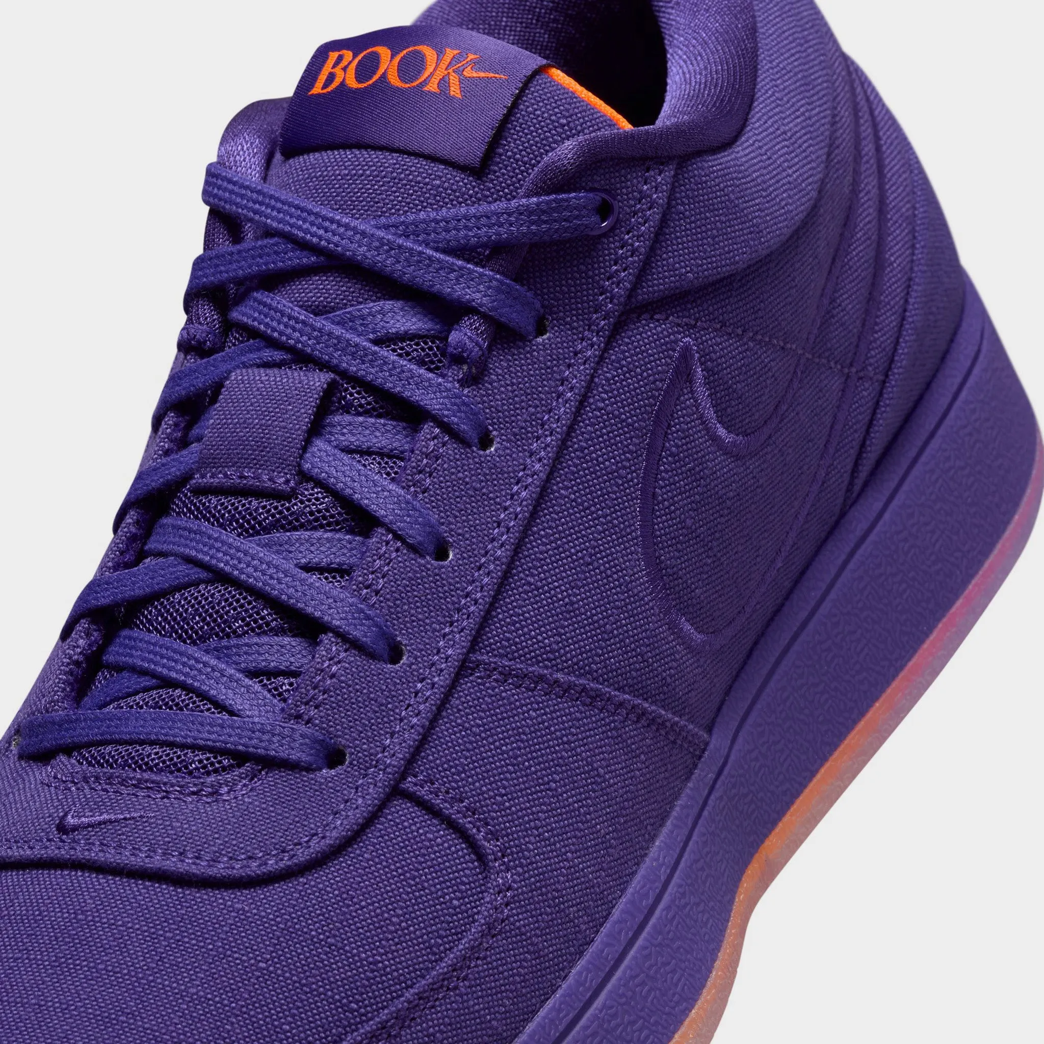 Foot Wellness Breath Fresh Nike Book 1 Court Purple / Total Orange - Taupe Grey