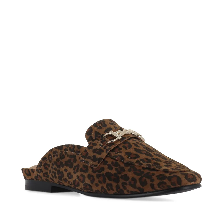 Comfortable Style Versatile Leather Shoes GRACE - LEOPARD PRINT SUEDE