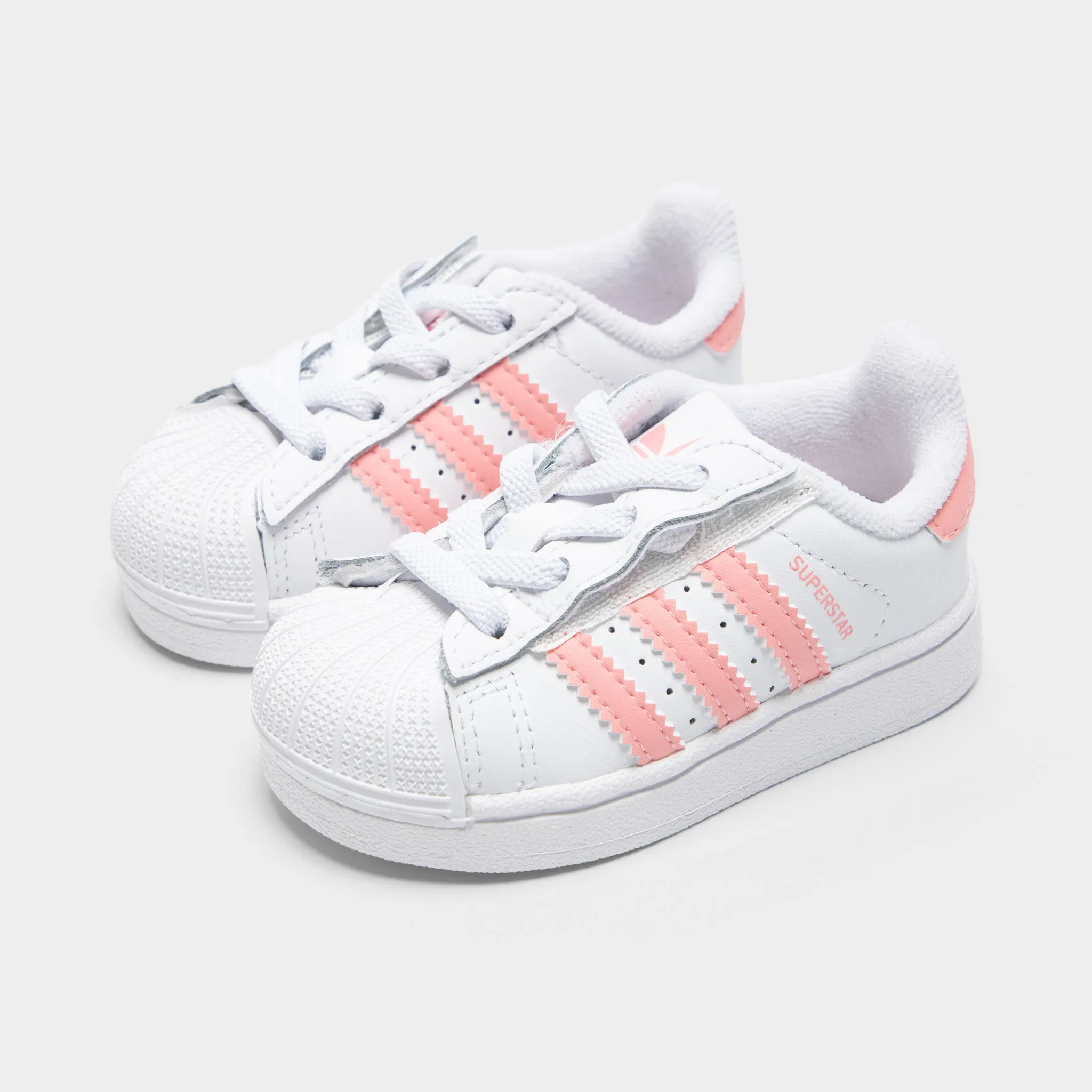 adidas Infants' Superstar II White / Pink bodybuilders' stability Wide