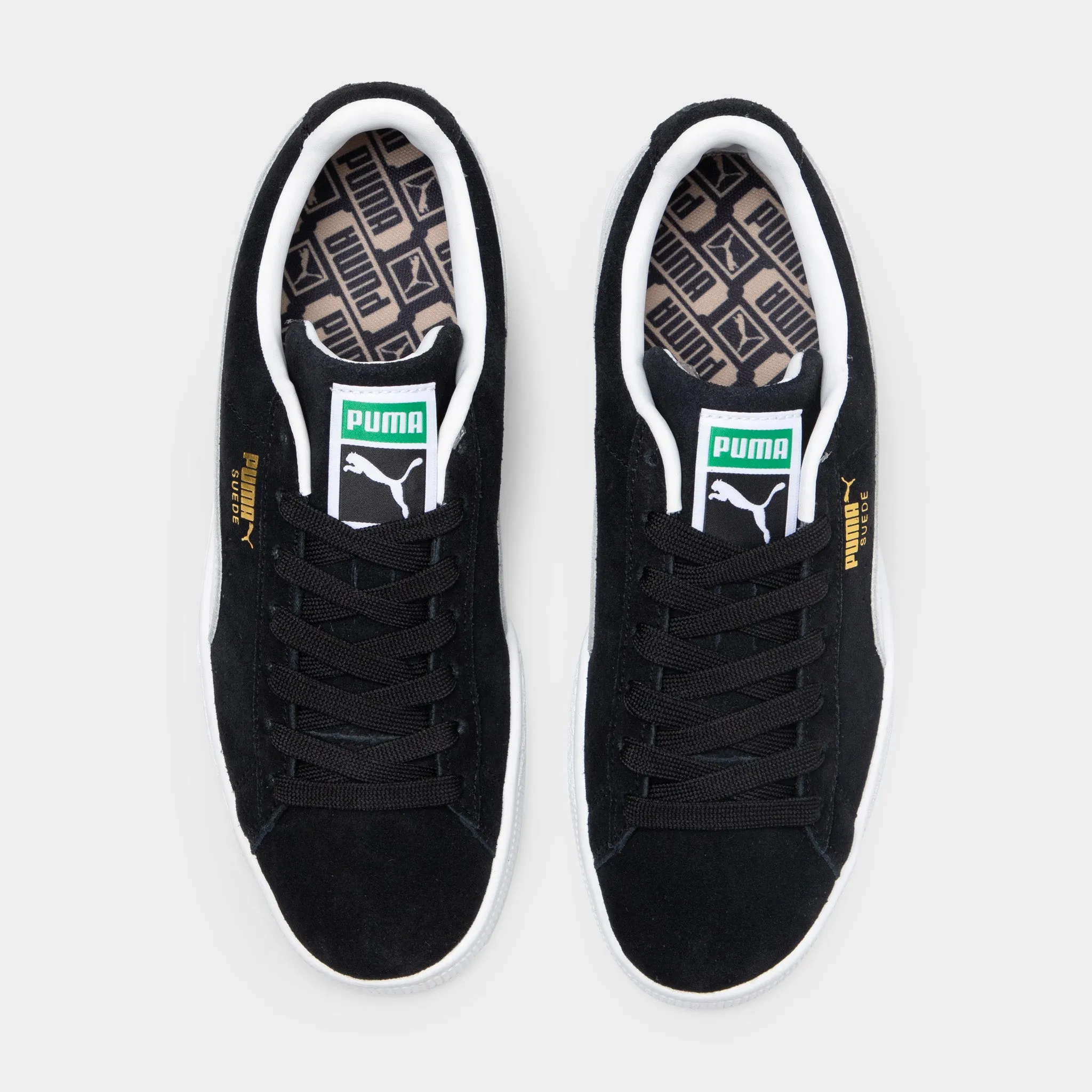 PUMA Women's Suede Classic XXI Black / White Casual arch