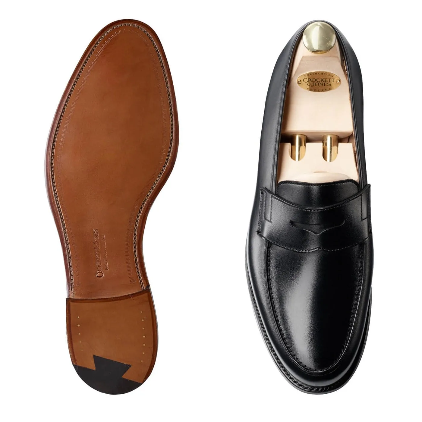 Elastic Goring Grantham 2 Black Calf