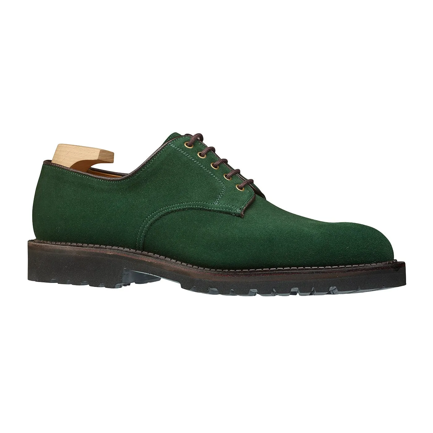 Grasmere Bottle Green Suede Soft Walk