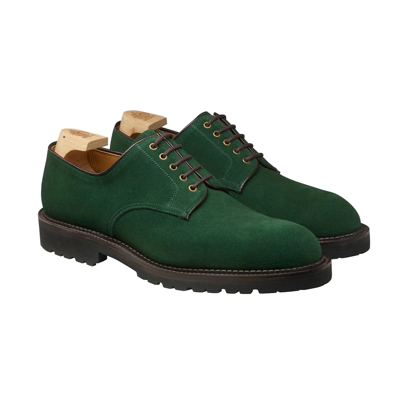 Grasmere Bottle Green Suede Light Move Capsule Wardrobe