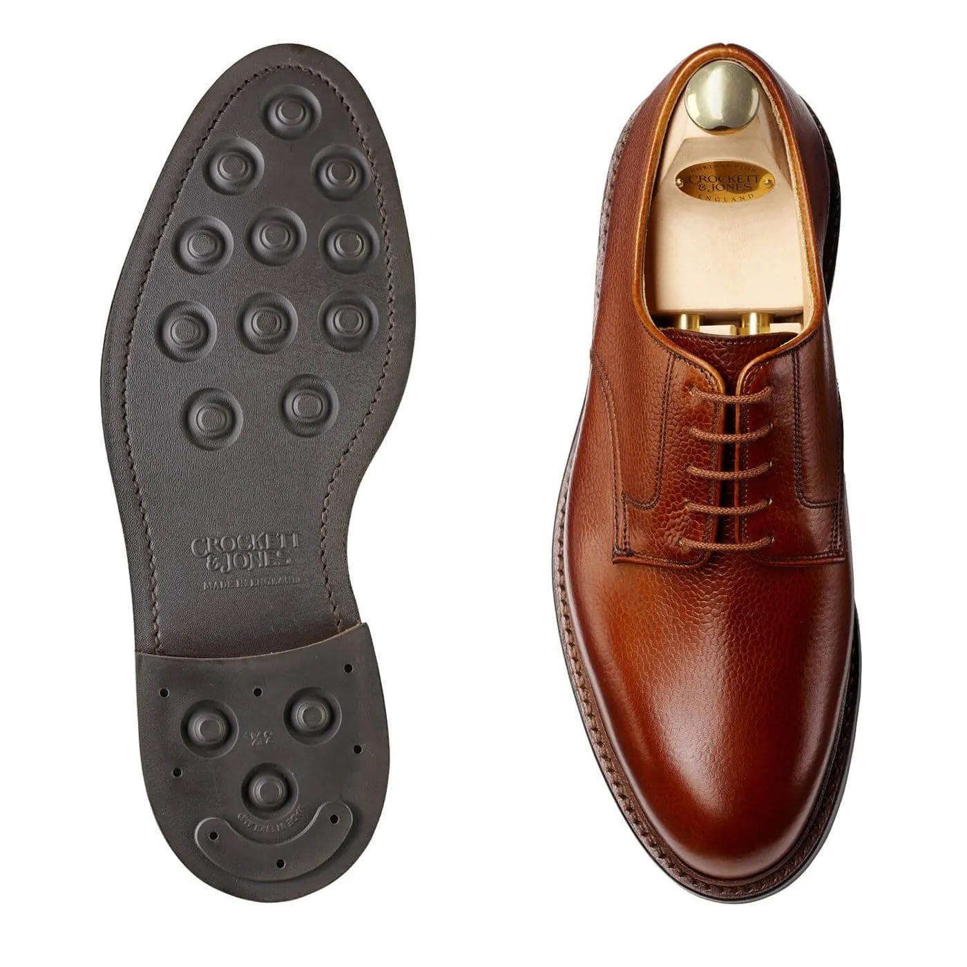 Grasmere Tan Scotch Grain Norwegian Construction Waxed Laces