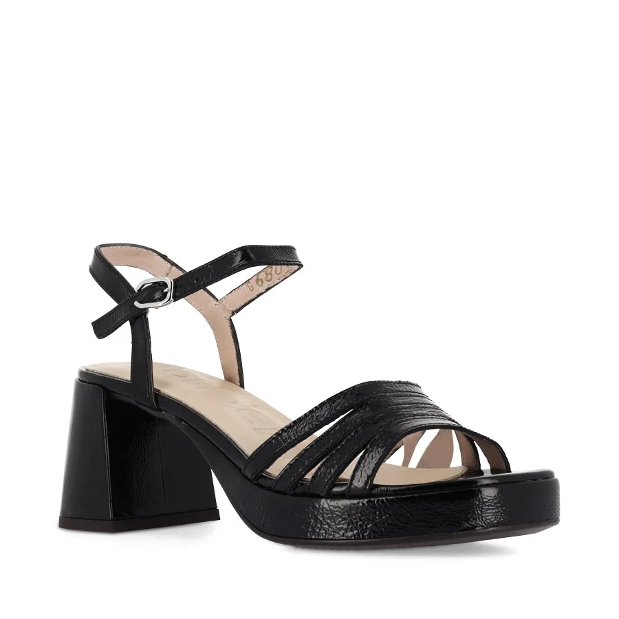 GRETA G-6801 - BLACK PATENT Yoga Glow