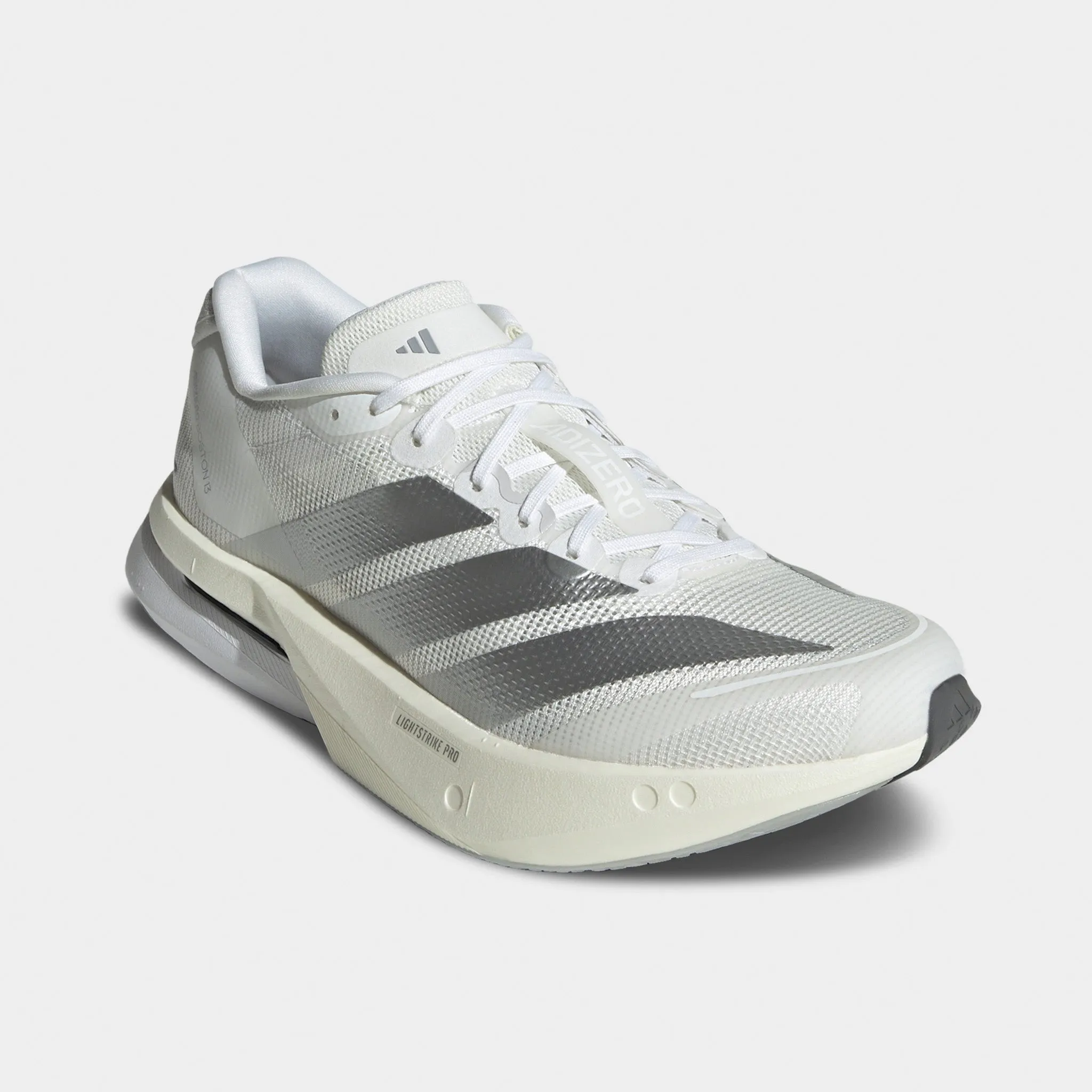 Trendy Wear adidas Women's Adizero Boston 13 White / Matte Silver - Dash Grey