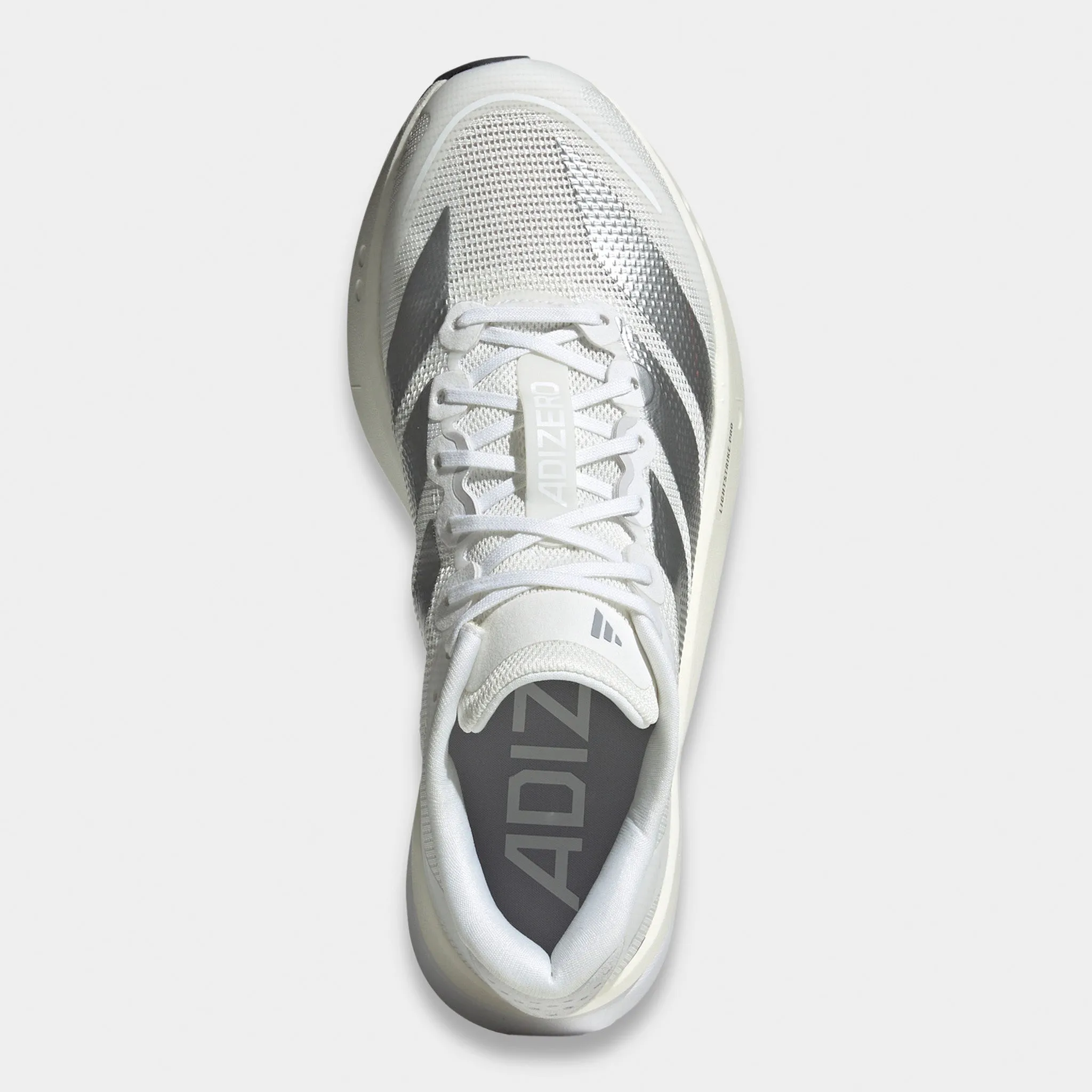 Cross Training Ready adidas Women's Adizero Boston 13 White / Matte Silver - Dash Grey