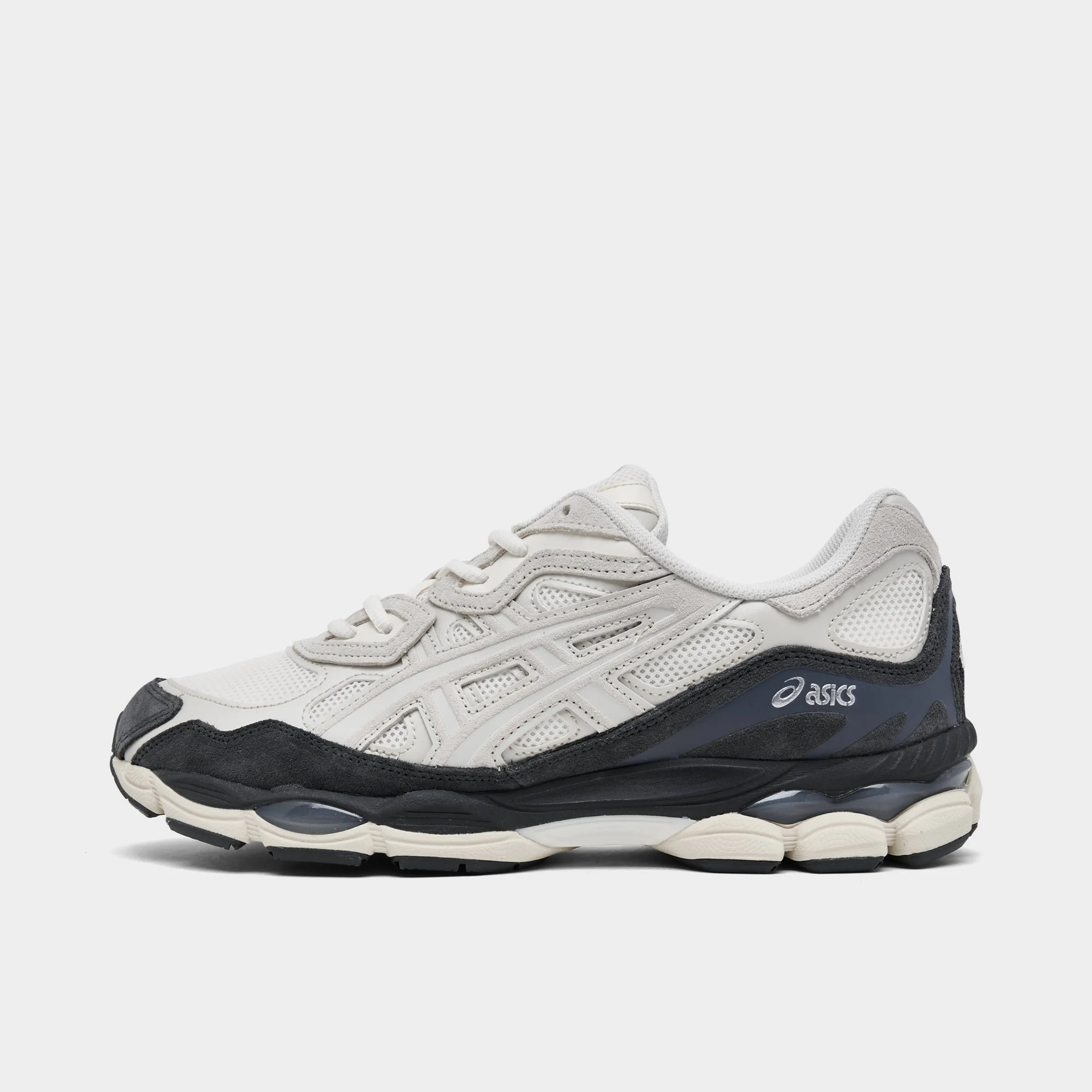 ASICS GEL-NYC Grey / Black Gentle Texture Comfortable Sides