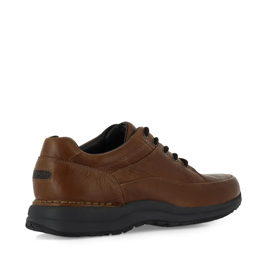 EDGE HILL - BROWN LEATHER All Terrain Grip Pattern Vibrant fit