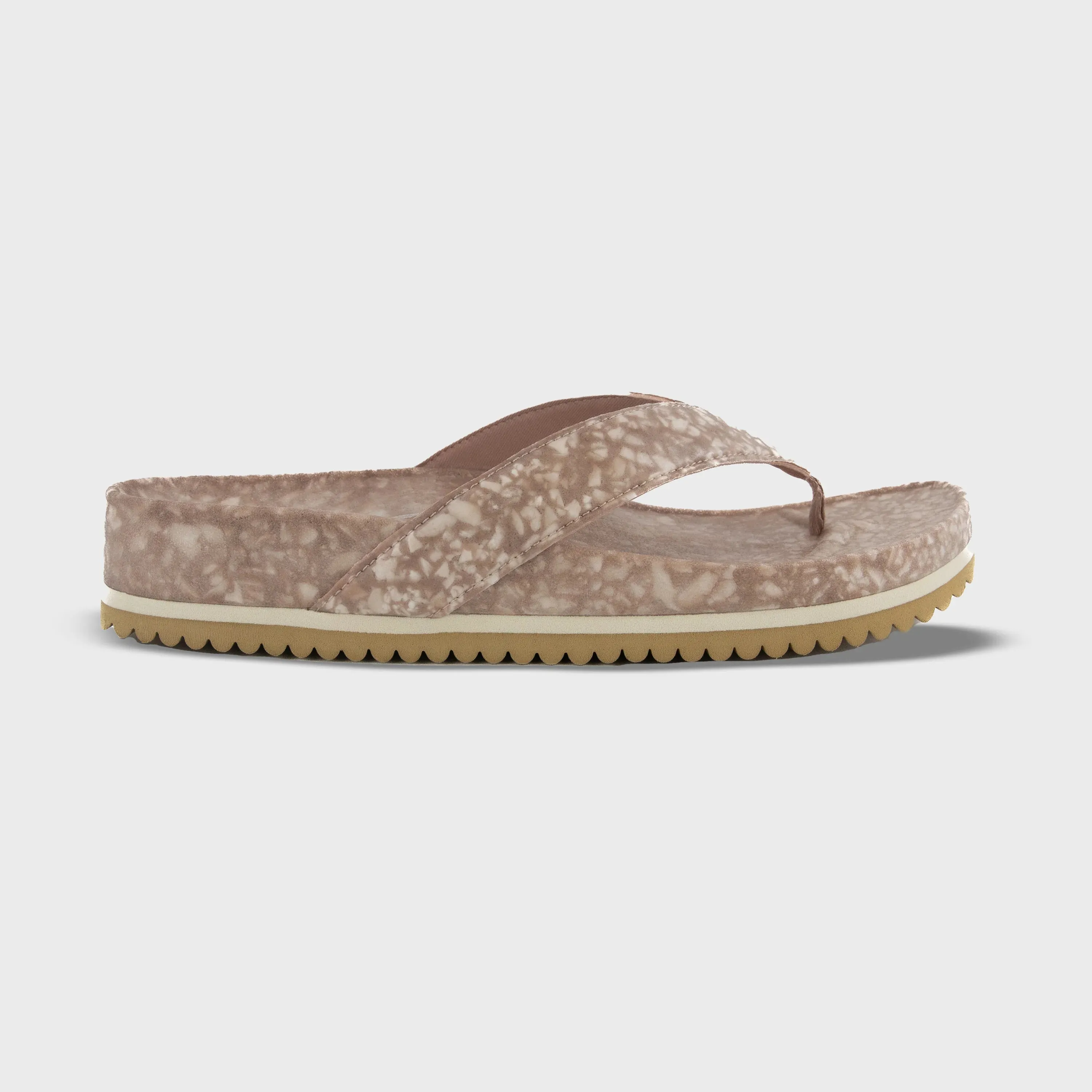 FLEKS THE WEST BEACH FLIP FLOP - BLUSH PINK Breathable Upper Clear Glow