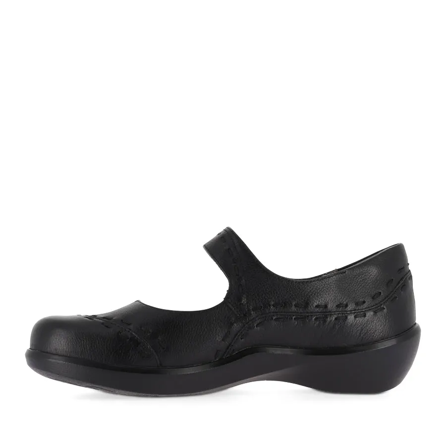 GUMMIBEAR W - BLACK LEATHER Good Grip Casual Shoes