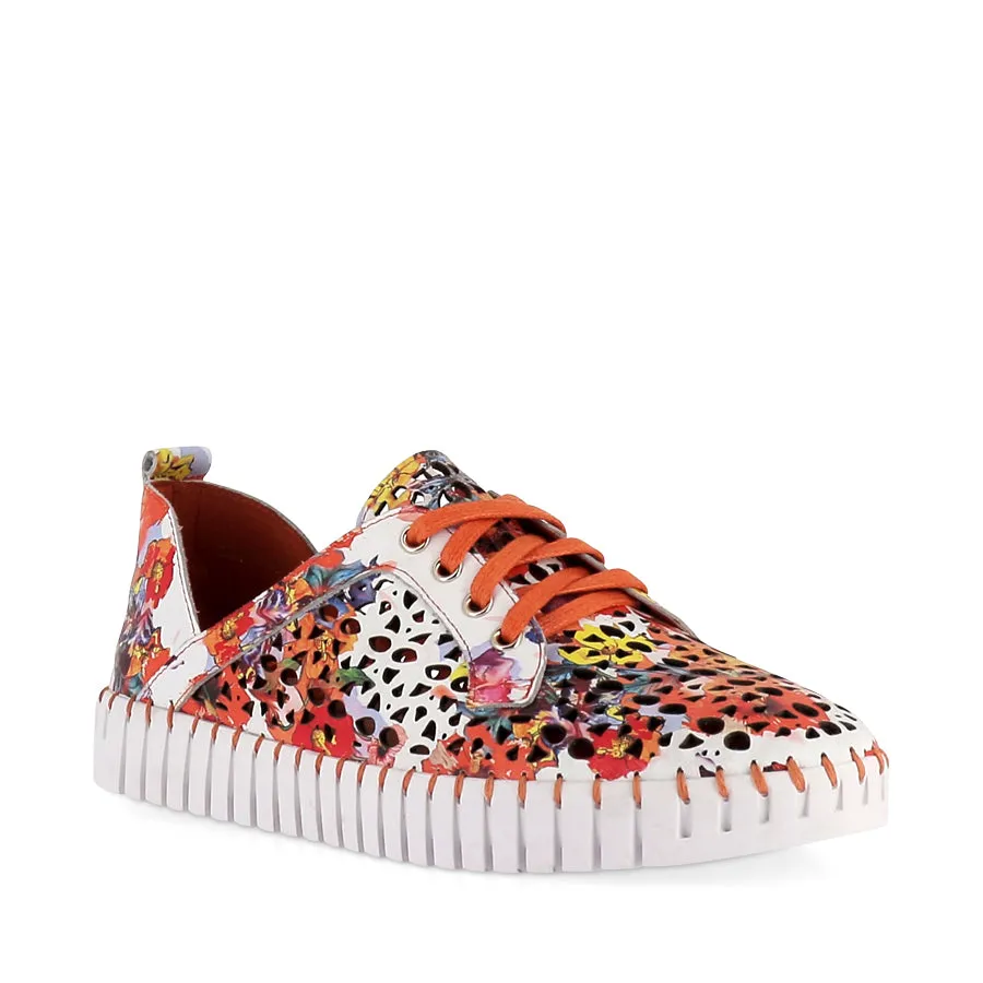 Chic Flair HAIFA - ORANGE POPPY LEATHER