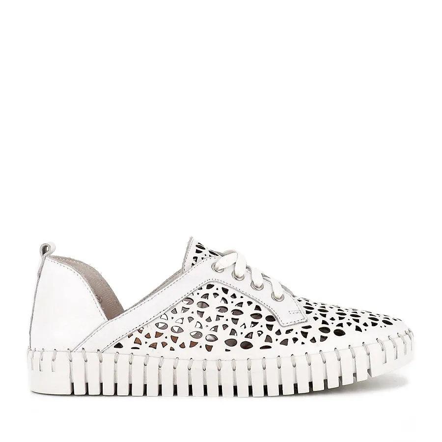 Fit Comfort HAIFA - WHITE LEATHER