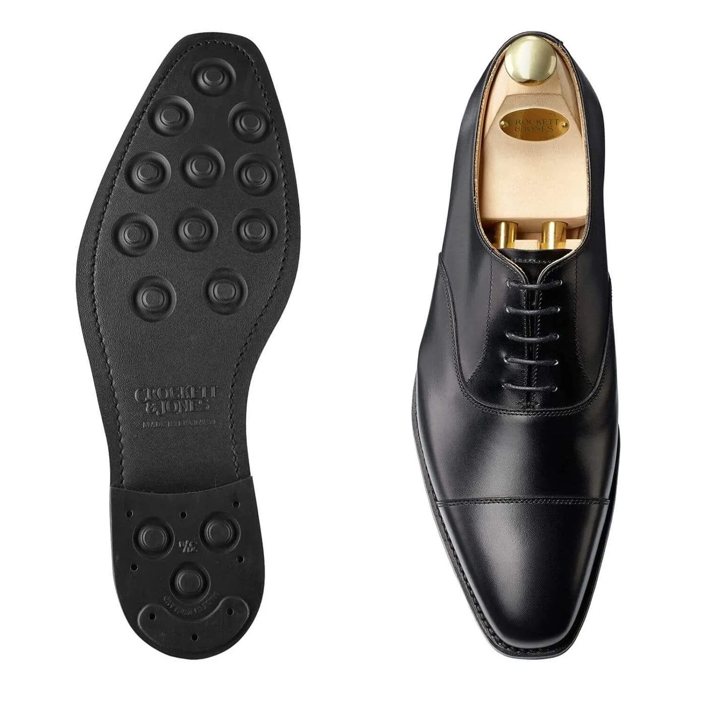 Office Casual American Oxfords Hallam Black Calf