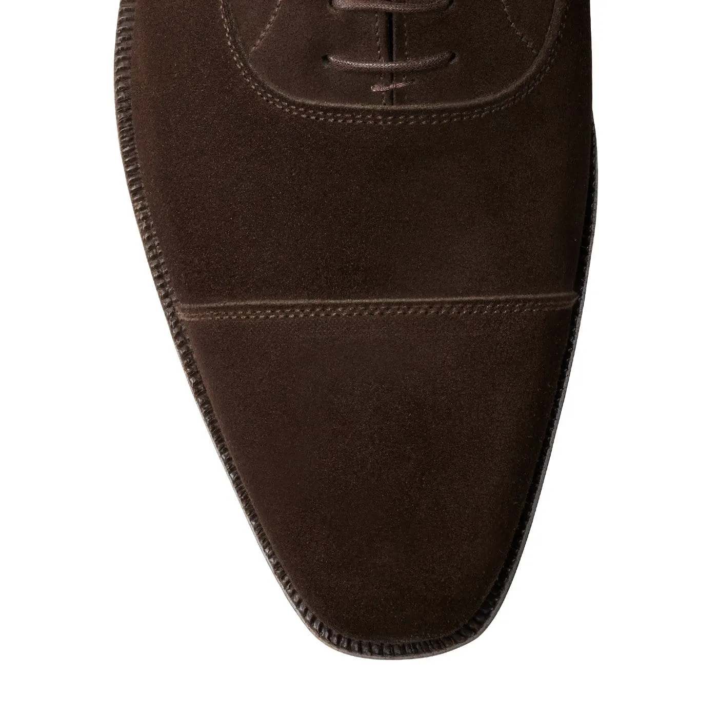 Hallam Espresso Calf Suede Gentleman Oxfords