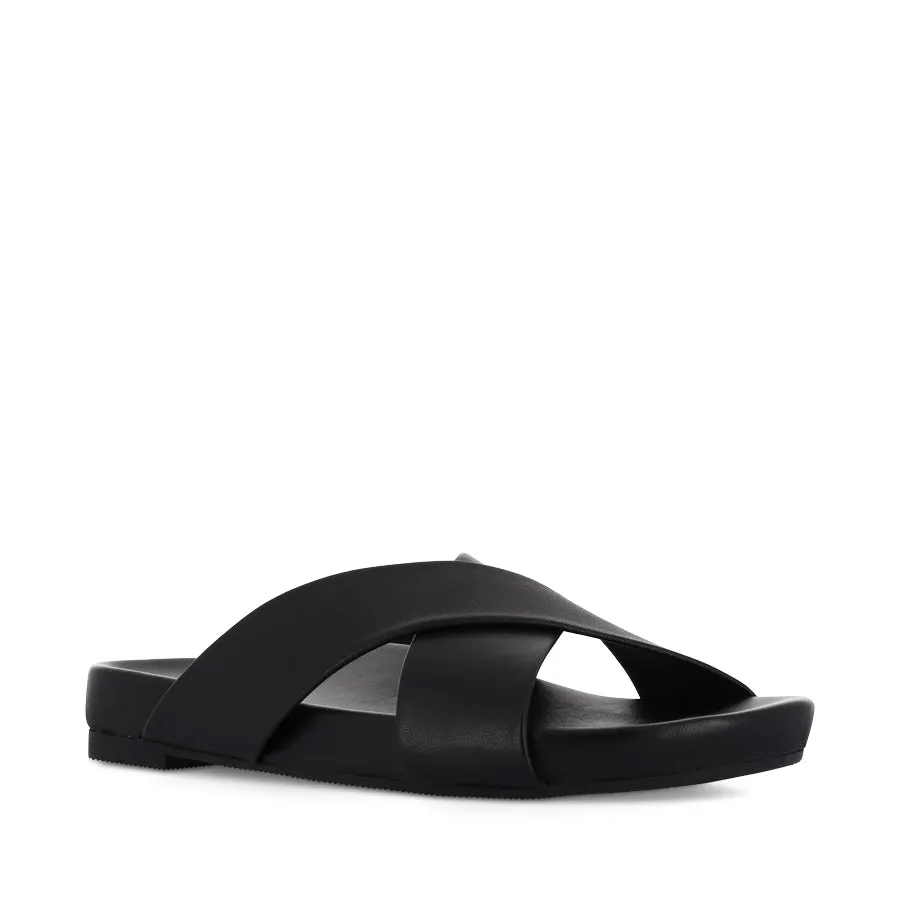 Versatile Style HALLE - BLACK BLACK LEATHER