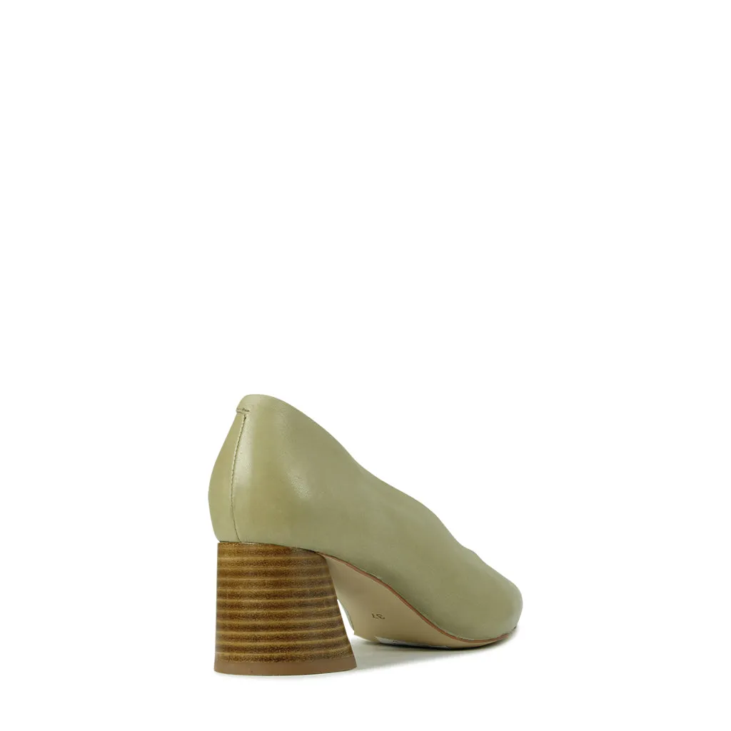 Star Glow Shop Street HALOS 2 LEATHER BLOCK HEEL