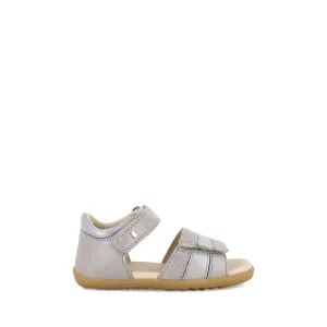 HAMPTON STEP UP - SILVER PEARL/SILVER LEATHER Cool Touch Flexible Walking