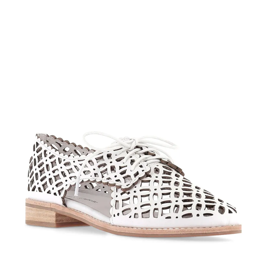 Creative Professional Everyday Comfort ADDYST - WHITE LEATHER