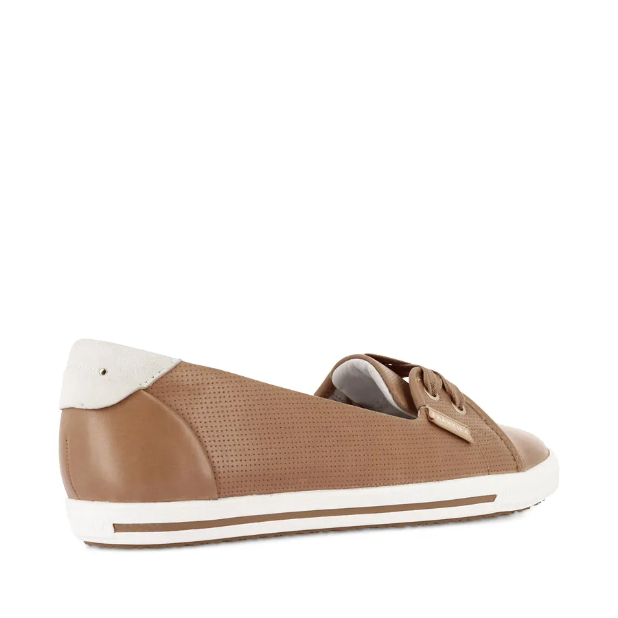 Maximum Cushioning HANNAH III - CAMEL PUNCHED LEATHER
