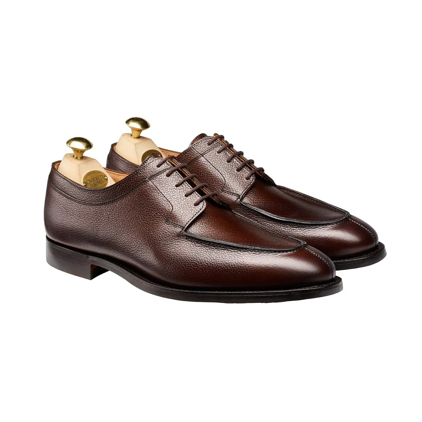 Hardwick Dark Brown Pebble Grain Street Breeze Two-Tone Design