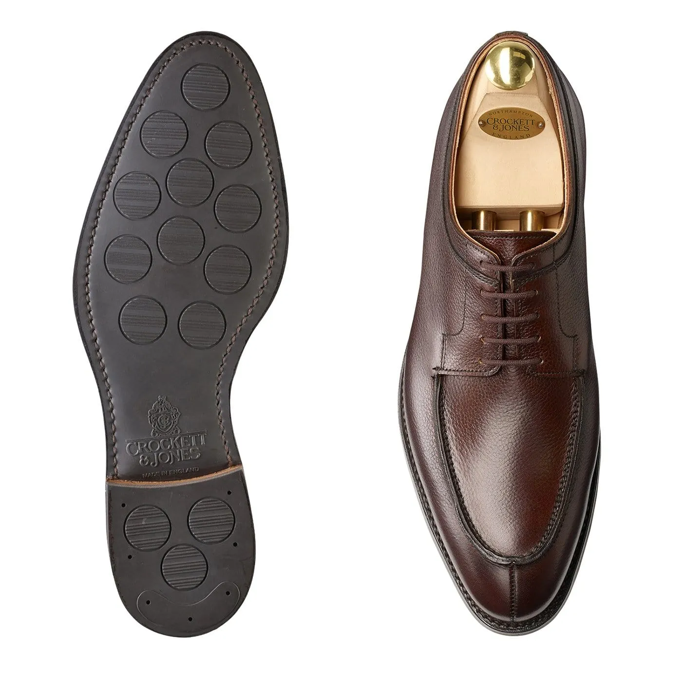 Smooth Steps Hardwick Dark Brown Pebble Grain