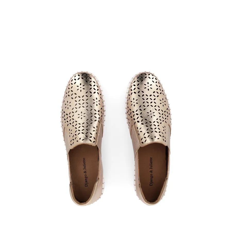 Minimalist Style Long Commute HAREL - CHAMPAGNE LEATHER