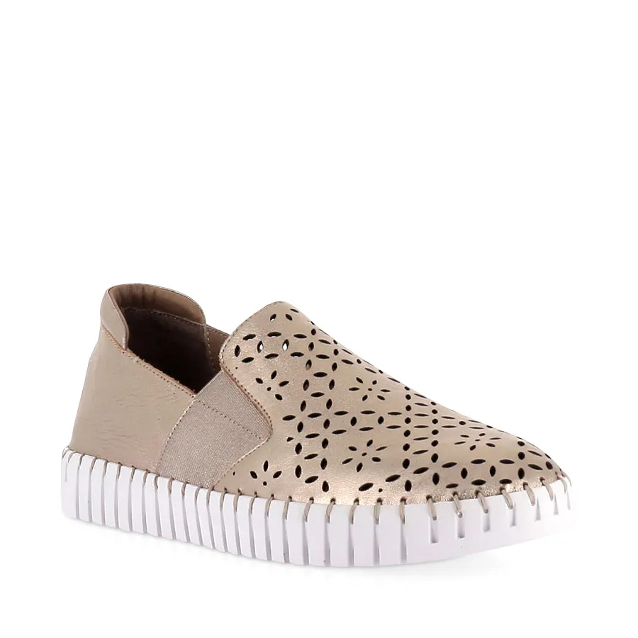 Breathable Airflow Design HAREL - CHAMPAGNE LEATHER