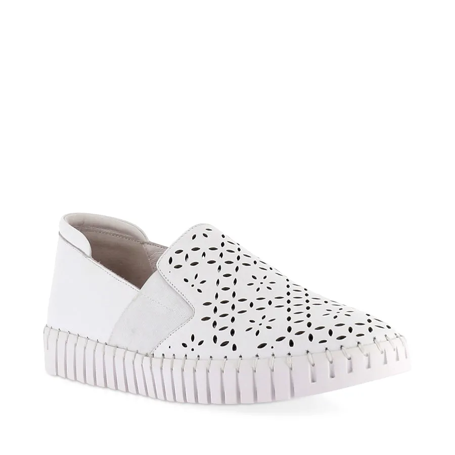 Comfort Motion Breathable lining fabric HAREL - WHITE LEATHER