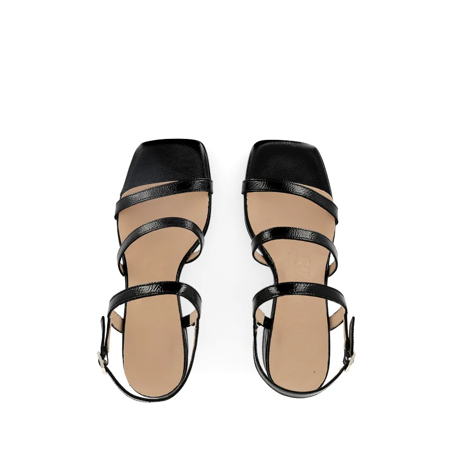 Flexible Outsole Shoes HARLO H-5604 - BLACK PATENT LEATHER