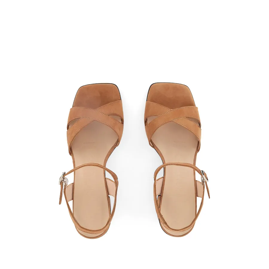 Cozy Walking Flats HARRI H-5605 - SAND LEATHER