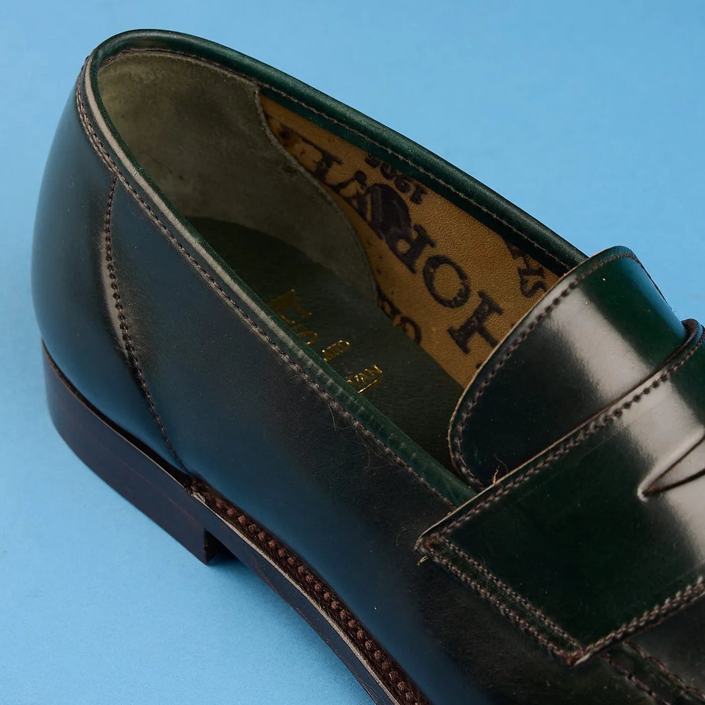 Walk Easy Classic Footwear Harvard 2 Green Cordovan