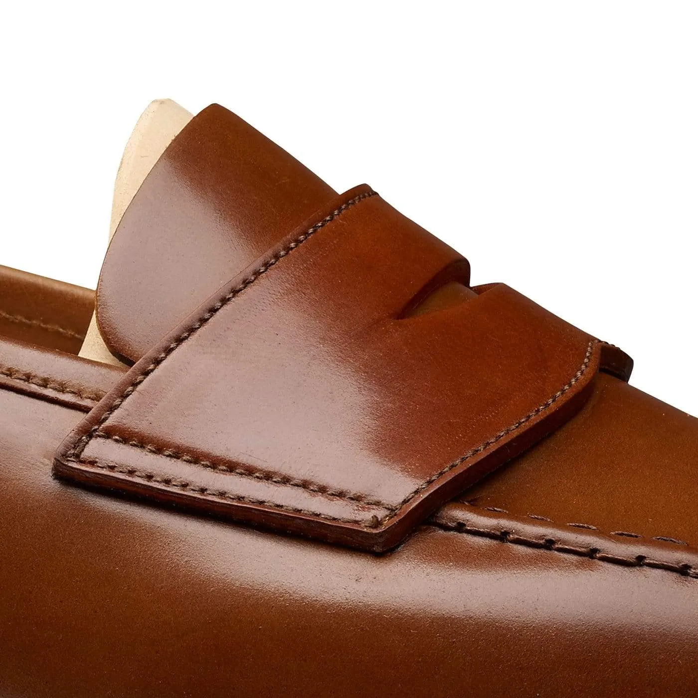 Harvard 2 Whisky Cordovan Crocodile Embossed simple design